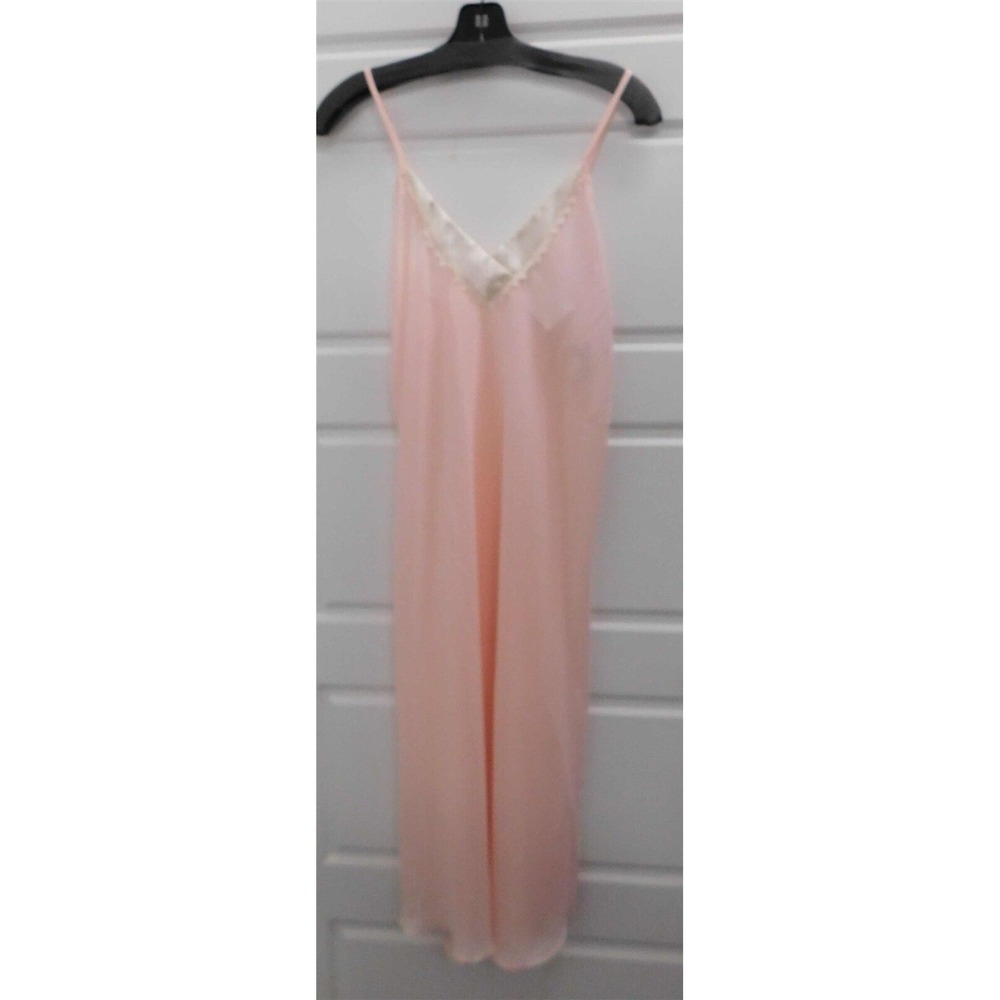New‎ Natori Pink Nighty Night Long Night Gown sz Petite